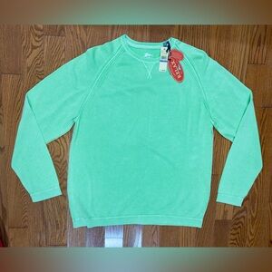 NWT Tommy Bahama Light Green Crewneck Sweater